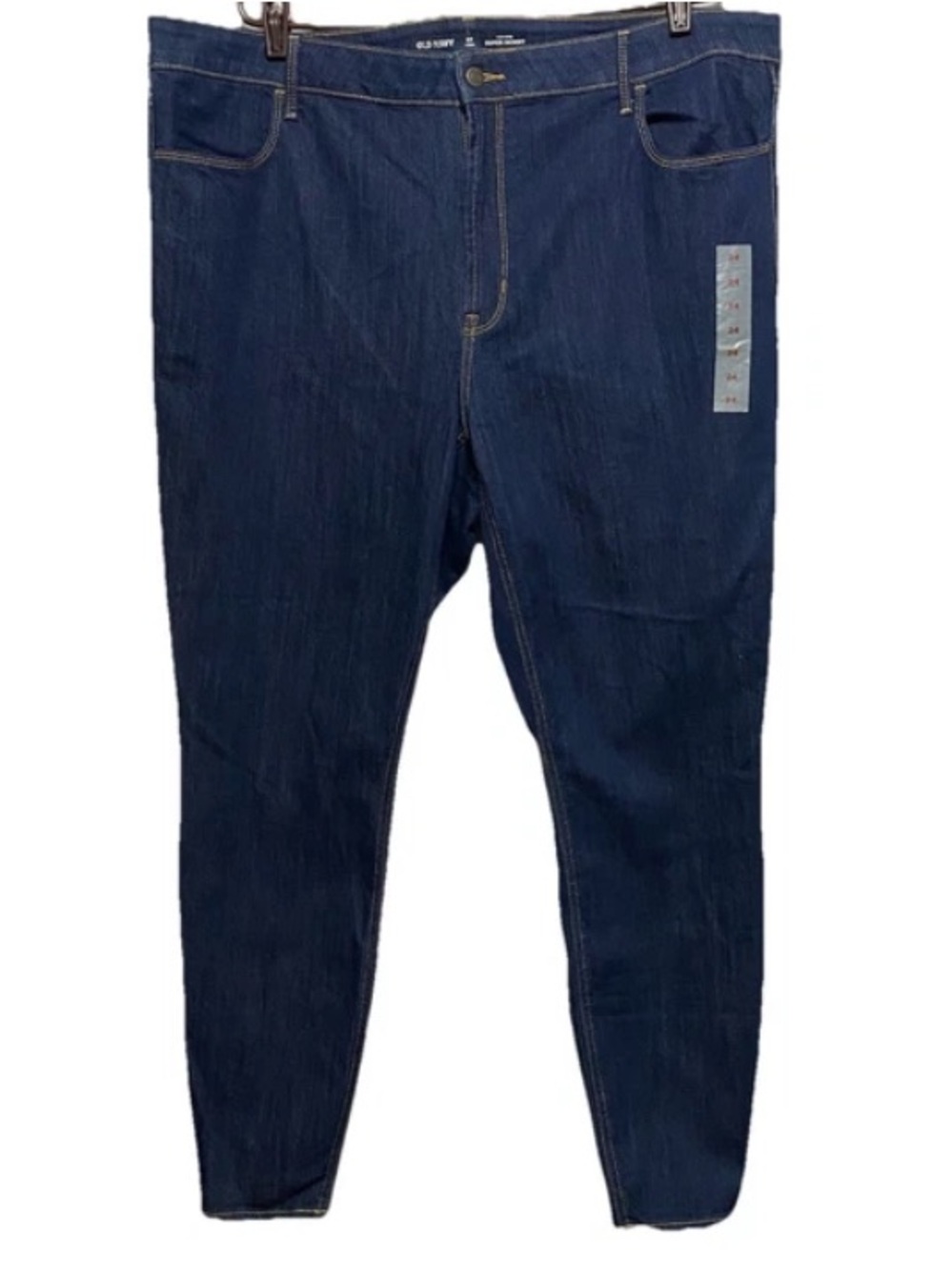 Old Navy 24 Long Plus Size Blue High-Rise Super Skinny Jeans - NWT